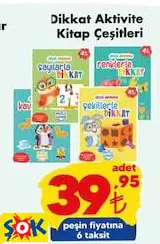 DİKKAT AKTİVİTE KİTAP ÇEŞİTLERİ